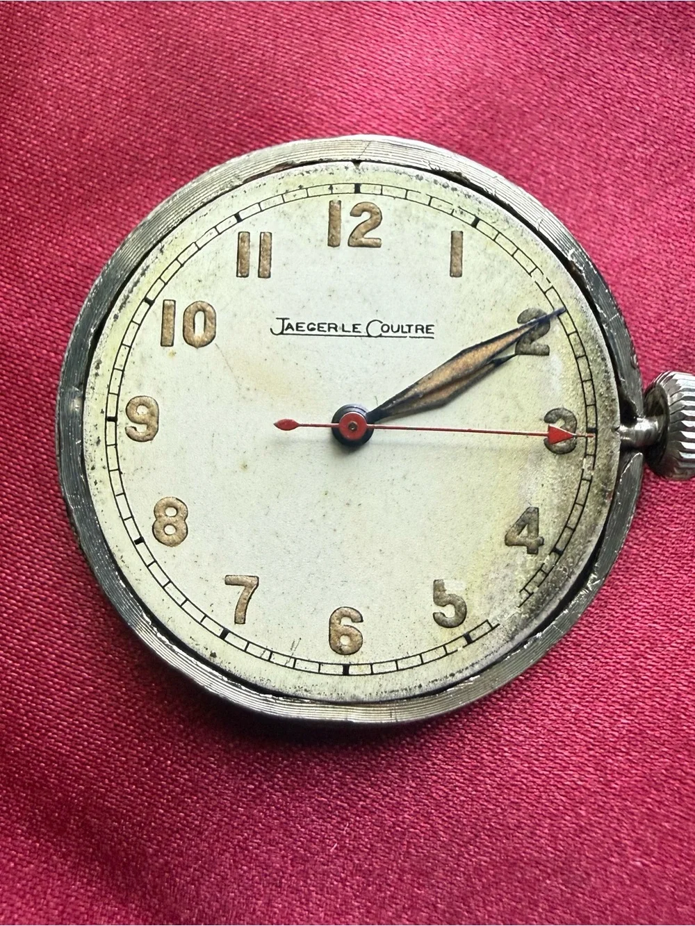1945 Jaeger LeCoultre WW2 P478 33.5 Swiss Mechanical Watch Officers Pvt Purchase
